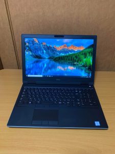 Laptop Dell Precision 7530 Mobile Workstation Core i7-8850H 12CPUs RAM 16gb SSD 512 Quadro P2000 15.6 inch ips 300nit 100% sRGB, FHD+ Windows 10